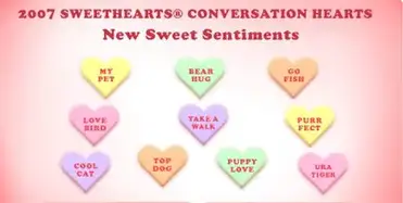 Conversation Hearts: Little-Known Facts About Sweethearts Candies Made By  Necco