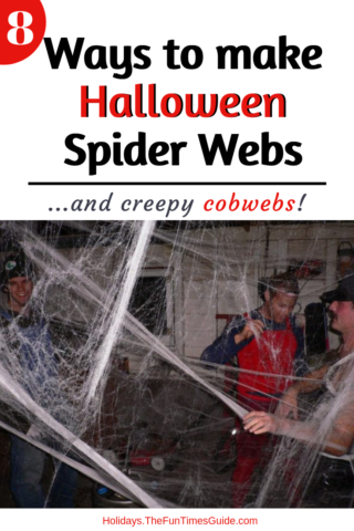 8 ways to make halloween spider webs