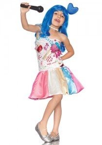 This Katy Perry inspired costume -- California Girls Candy -- is perfect for the littlest singers and starlets.