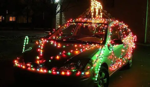 How To String Car Christmas Lights On Your Vehicle For The Holidays Or For A Parade