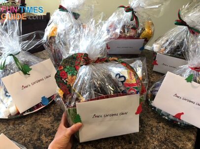 DIY Christmas Gift Baskets: See How To Make These Christmas Food Gift Baskets Filled With S’more Christmas Cheer