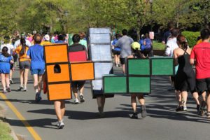 tetris game costume for groups