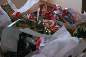 leftover-wrapping-paper-bows-ribbons-by-24thcentury.jpg