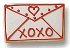 Personalized wedding cookies.