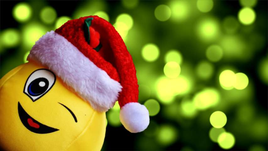 smiley-face-christmas-santa-hat Dirty Santa gift ideas.
