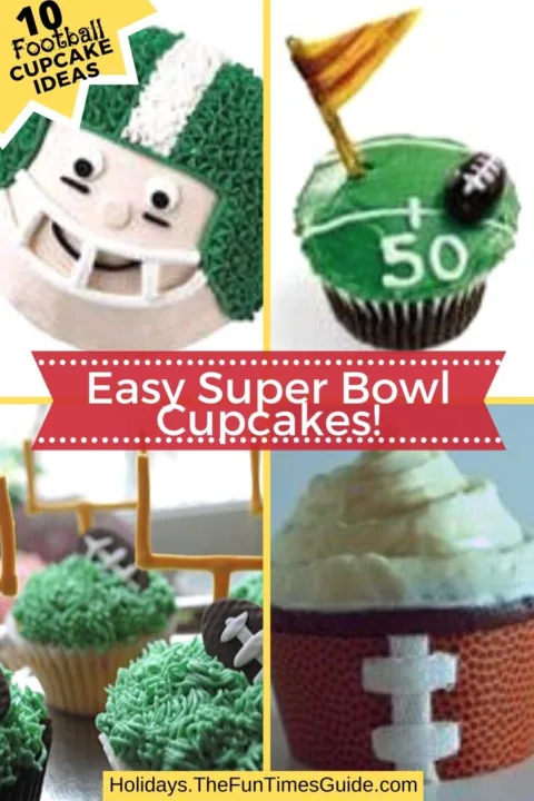 10 easy Super Bowl cupcakes to make for your football party!