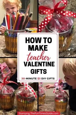 Adorable DIY teacher or office worker Valentine Gift!
